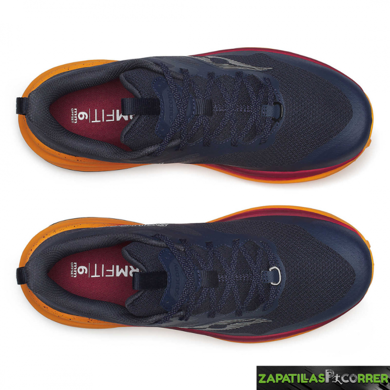 Zapatillas Saucony Xodus Ultra 3 Azul Naranja