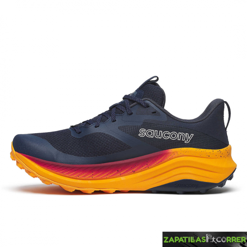 Zapatillas Saucony Xodus Ultra 3 Azul Naranja