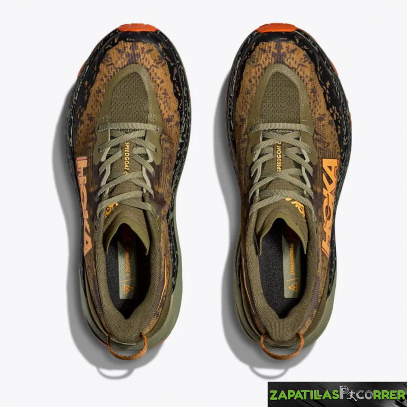 Zapatillas Hoka Speedgoat 6 Verde Caqui Marrón