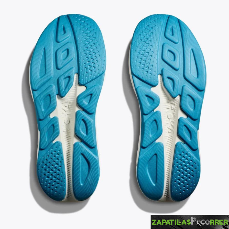 Zapatillas Hoka Rincon 4  Blanca Rosa Azul Mujer