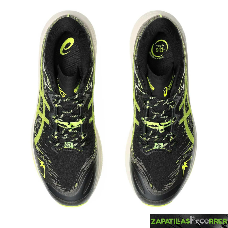 Zapatillas ASICS Fuji Lite 5 Negro Amarillo