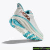 Zapatillas Hoka Clifton 9 Blanca Turquesa Mujer