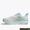 Zapatillas Hoka Clifton 9 Blanca Turquesa Mujer