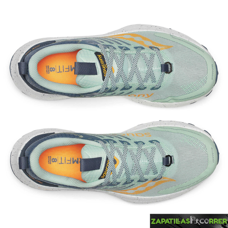 Zapatillas Saucony Ride TR2 Verde Claro Naranja