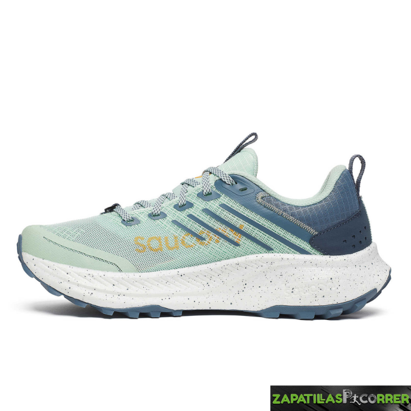 Zapatillas Saucony Ride TR2 Verde Claro Naranja