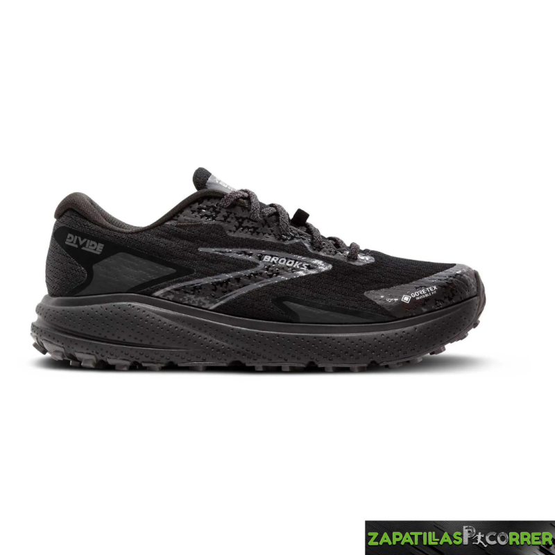 Zapatillas Brooks Divide 5 Medium GORE-TEX Negro