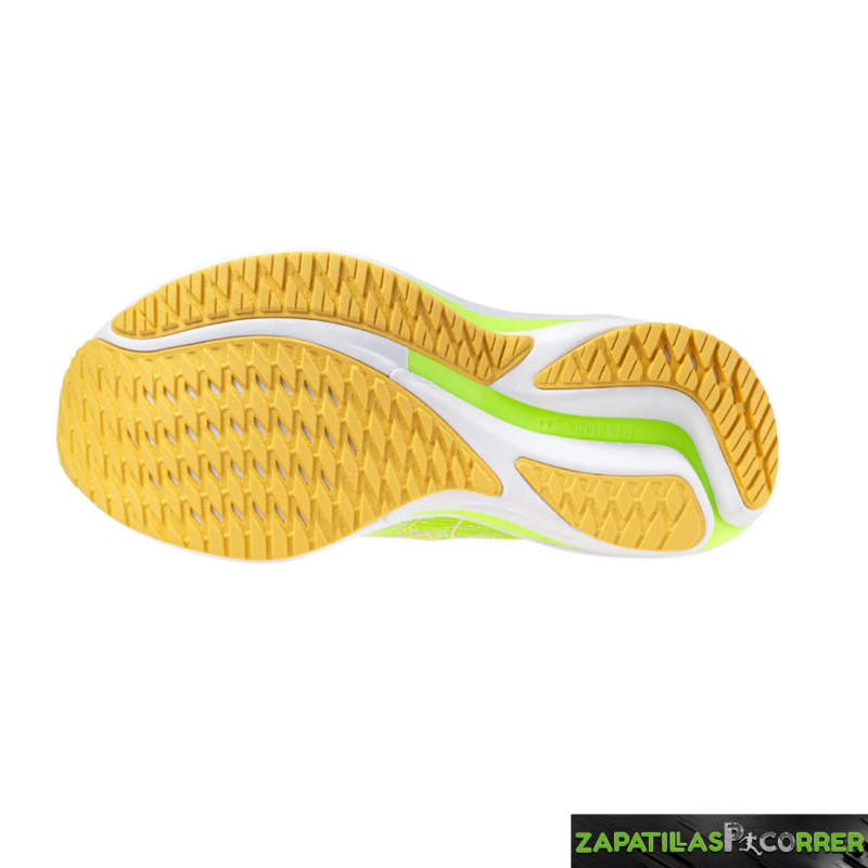 Zapatillas Mizuno Wave Rider 28 Verde Mujer