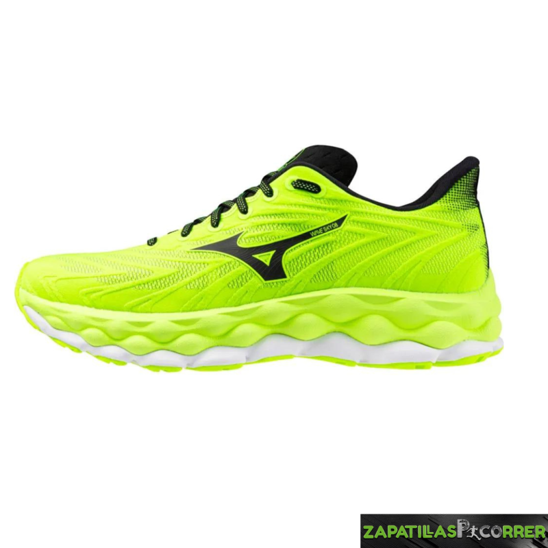 Zapatillas Mizuno Wave Sky 8 Amarillo Fluor