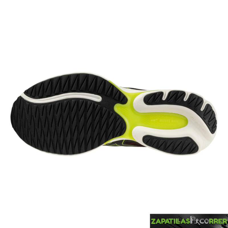 Zapatillas Mizuno Wave Ultima 15 Negro Amarillo