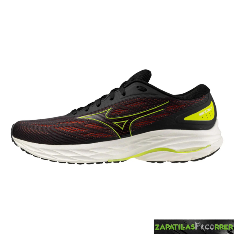 Zapatillas Mizuno Wave Ultima 15 Negro Amarillo