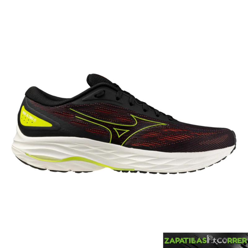 Zapatillas Mizuno Wave Ultima 15 Negro Amarillo