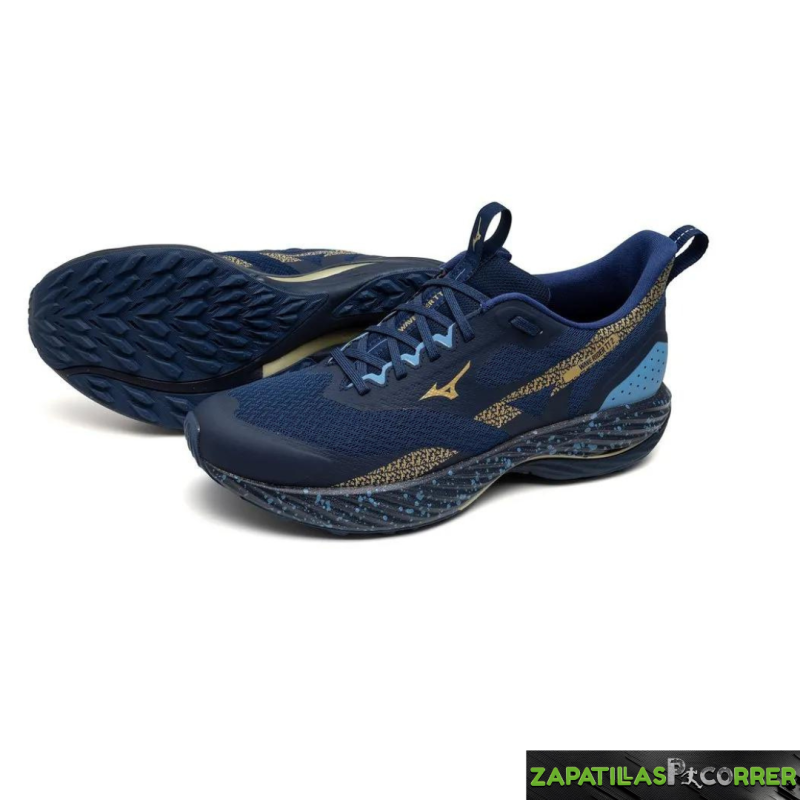 Zapatillas de Trail Mizuno Wave Rider TT 2 Azul Oscuro