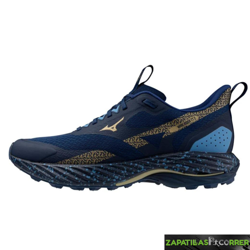 Zapatillas de Trail Mizuno Wave Rider TT 2 Azul Oscuro