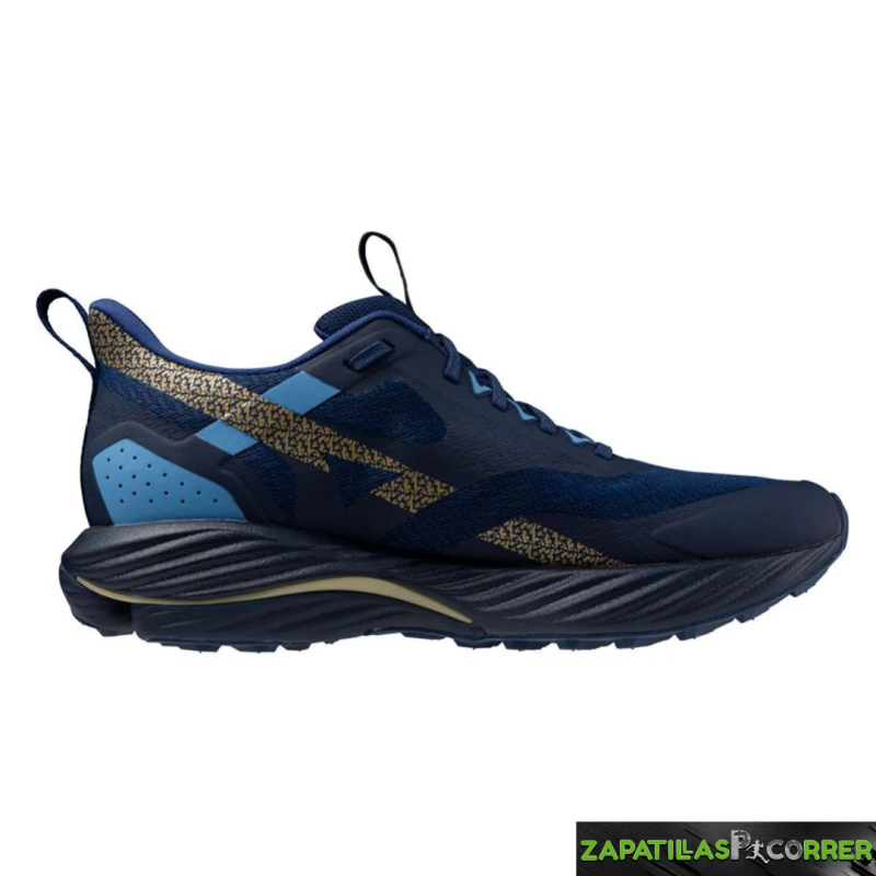 Zapatillas de Trail Mizuno Wave Rider TT 2 Azul Oscuro