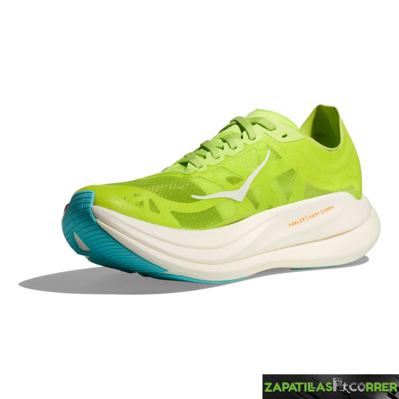 Zapatillas HOKA Rocket X 2 Verde Naranja