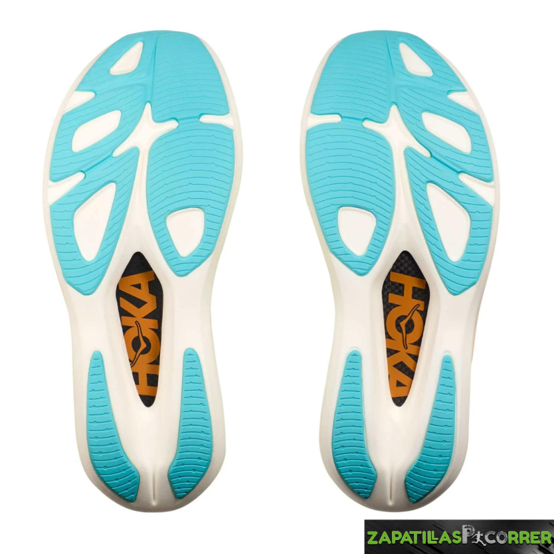 Zapatillas HOKA Rocket X 2 Verde Naranja