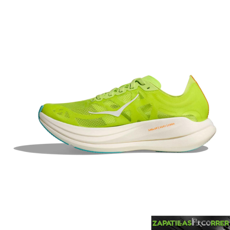 Zapatillas HOKA Rocket X 2 Verde Naranja