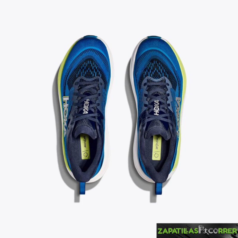 Zapatillas Hoha Skyflow Azul Amarillo
