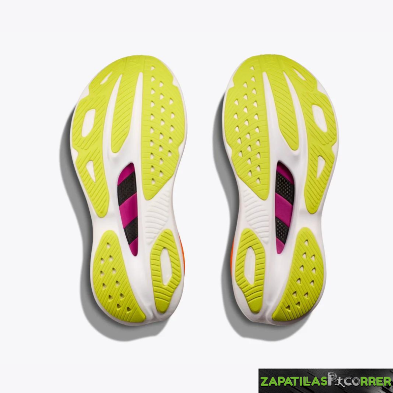 Zapatillas HOKA Skyward X Negro Naranja Lila