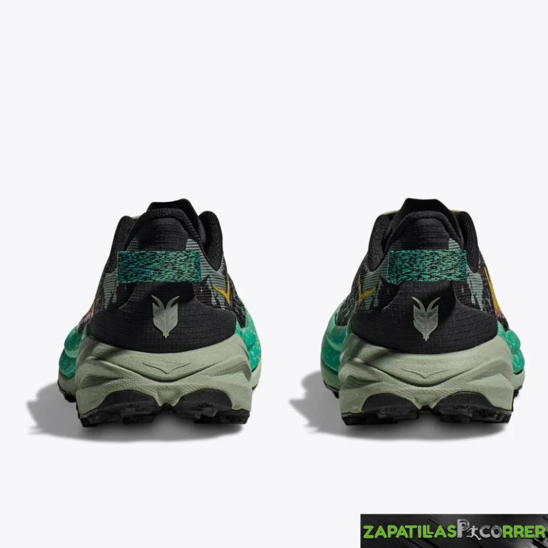 Zapatillas HOKA Speedgoat 6 Negra Verde Mujer