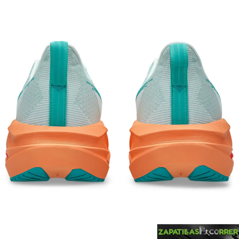Zapatillas Asics Novablast 5 Verde Naranja