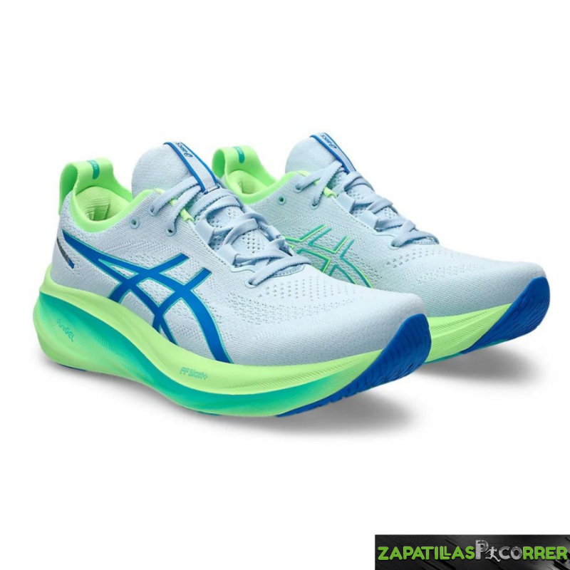Zapatillas Asics Gel Nimbus 26 Lite Show Gris Verde