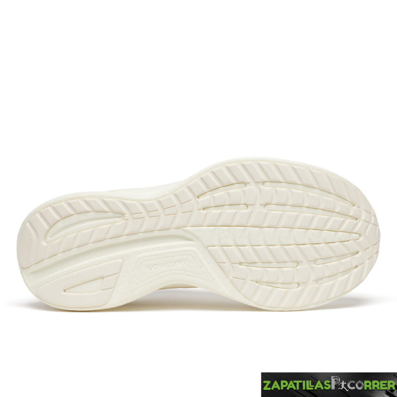 Zapatillas Saucony Ride 18 Vainilla Mujer