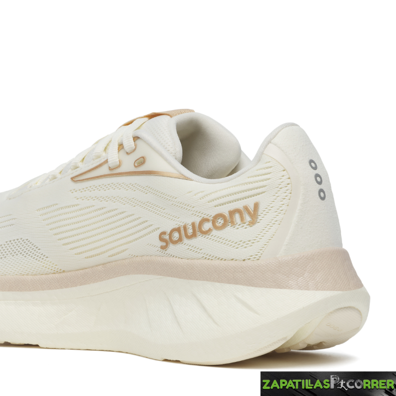 Zapatillas Saucony Ride 18 Vainilla Mujer
