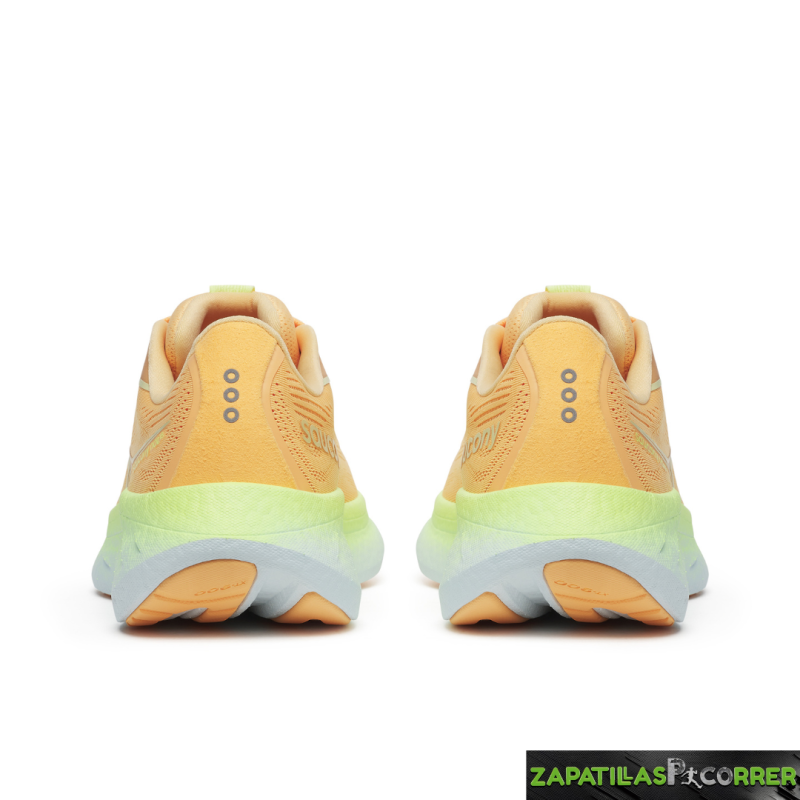 Zapatillas Saucony Ride 18  Mujer Naranja Amarillo