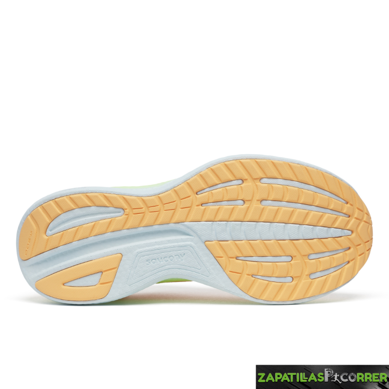 Zapatillas Saucony Ride 18  Mujer Naranja Amarillo