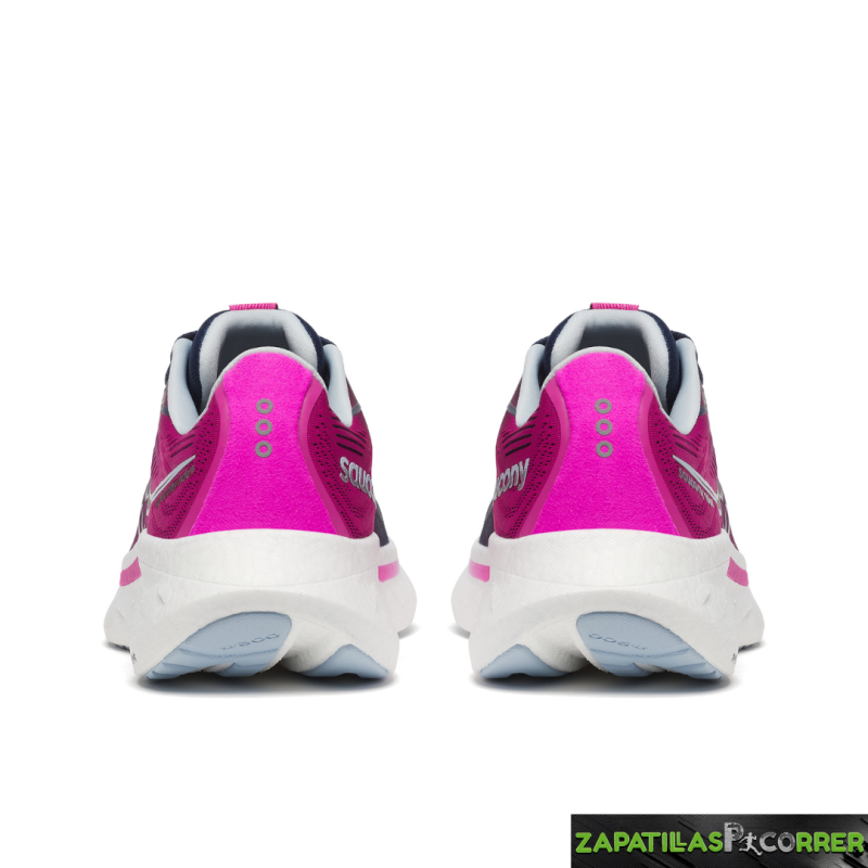 Zapatillas Saucony Ride 18  Mujer Negra Fucsia