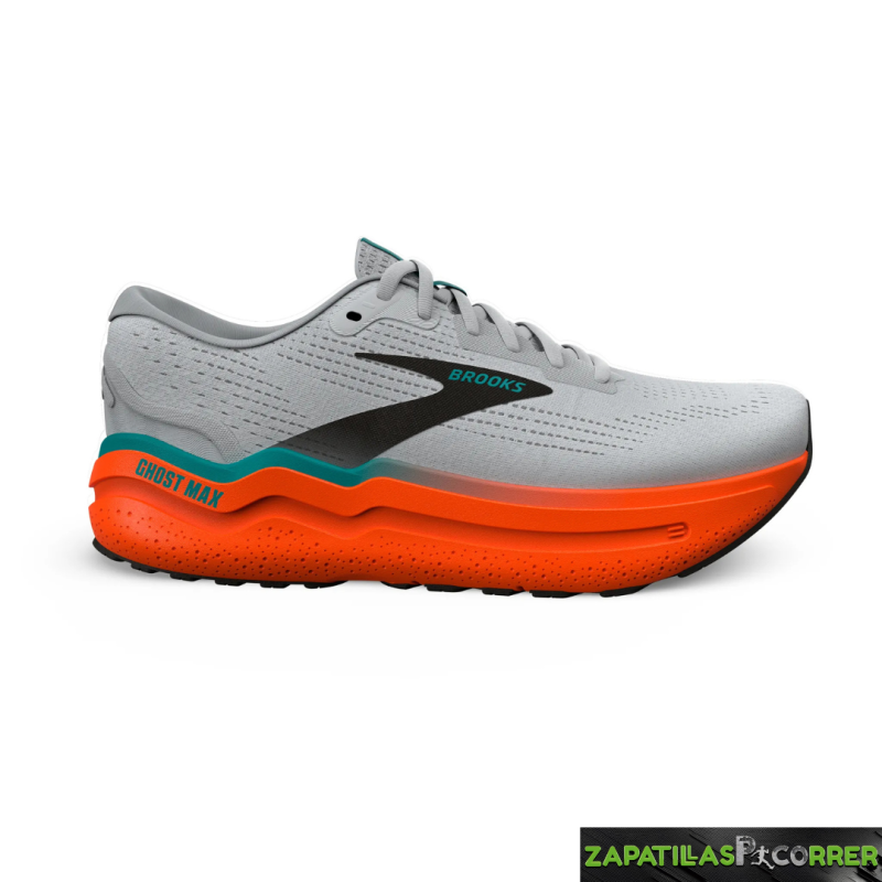 Zapatillas Brooks Ghost MAx 2 Naranja Gris