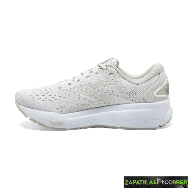 Zapatillas Brooks Ghost 16 Beige Clara Mujer