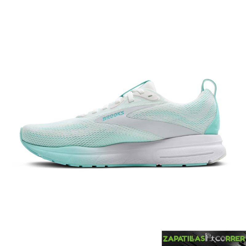 Zapatillas Brooks Trace 4 Verde Blanca Mujer