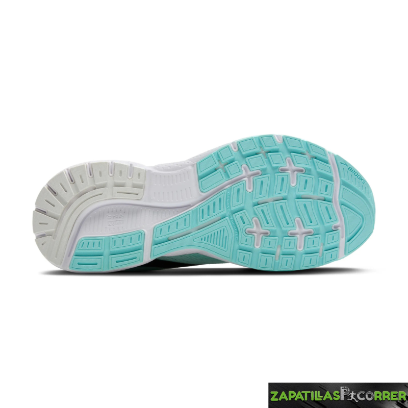 Zapatillas Brooks Trace 4 Verde Blanca Mujer