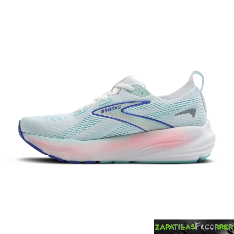 Zapatillas Brooks Glycerin 22 Blanca Verde Mujer