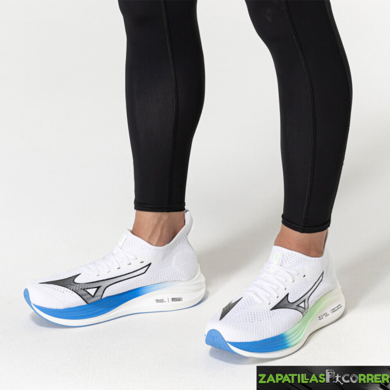 Zapatillas Mizuno Neo Zen Blanca Azul Verde