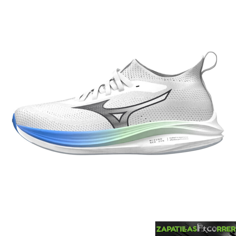 Zapatillas Mizuno Neo Zen Blanca Azul Verde