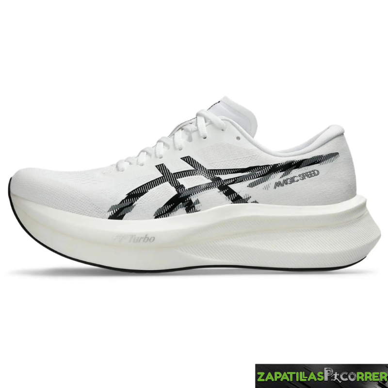 Zapatillas Asics Magic Speed 4 Blanca Negra