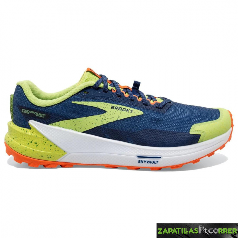 Zapatillas Brooks Catamount 2 Hombre Azul Amarillo