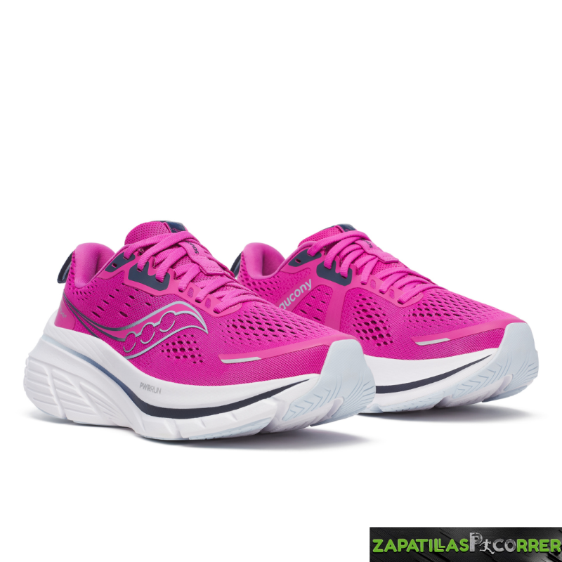 Zapatillas Saucony Guide 18 Mujer Rosa Fucsia