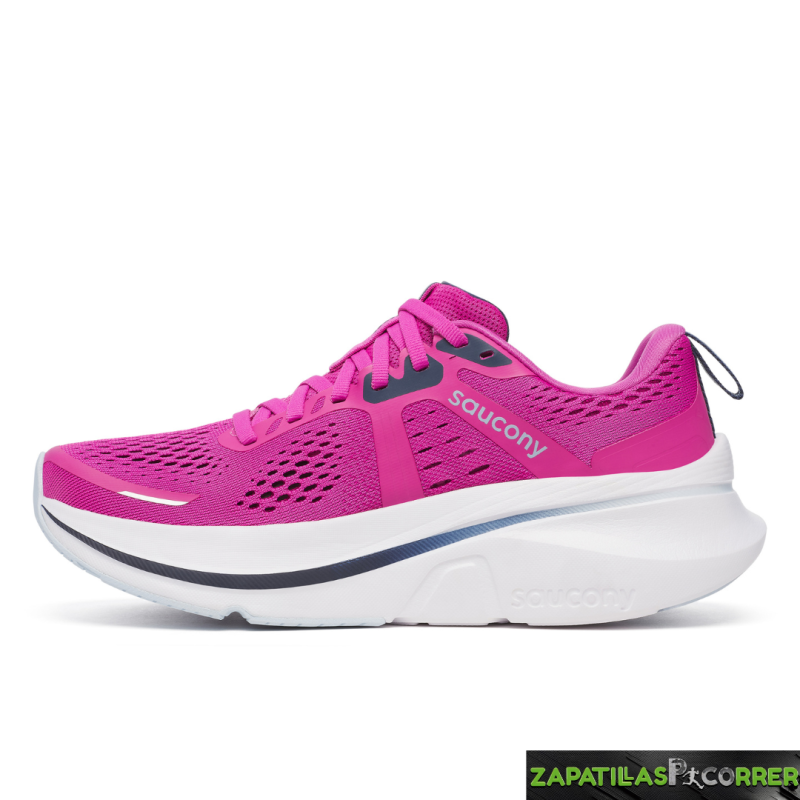 Zapatillas Saucony Guide 18 Mujer Rosa Fucsia