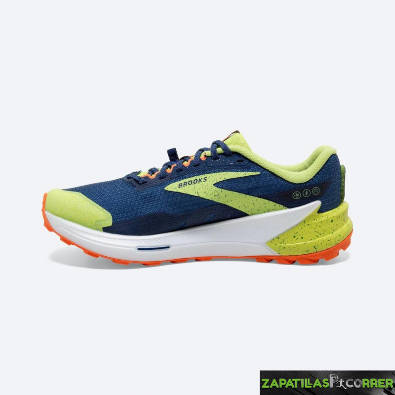 Zapatillas Brooks Catamount 2 Hombre Azul Amarillo