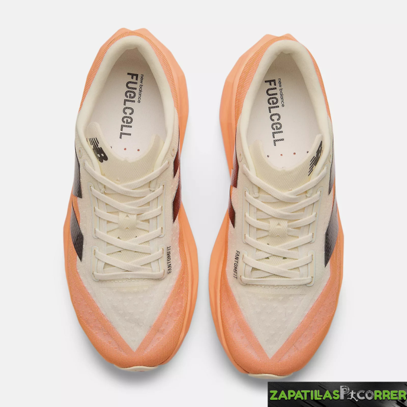 Zapatillas New Balance FuelCell Rebel v4 Naranja Brillante Negro