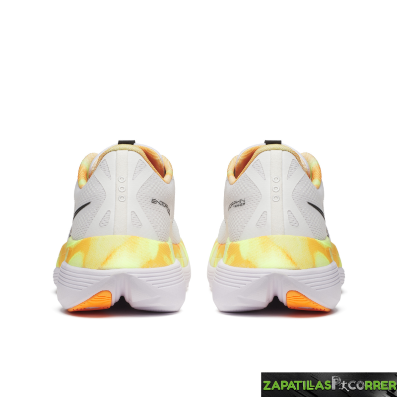 Zapatillas Saucony Endorpfin Trainer Blanca Naranja