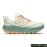 Zapatillas New Balance Fresh Foam X Hierro V9 Beige Verde Claro Mujer