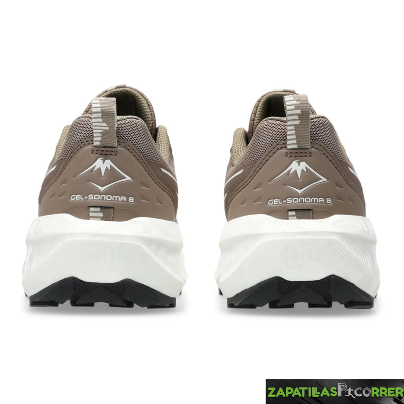 Zapatillas ASICS Gel-Sonoma 8 Marrón Beige Blanco Mujer