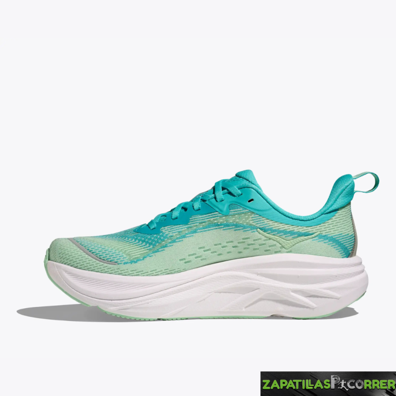 Zapatillas Hoka Skyflow Verde Mujer