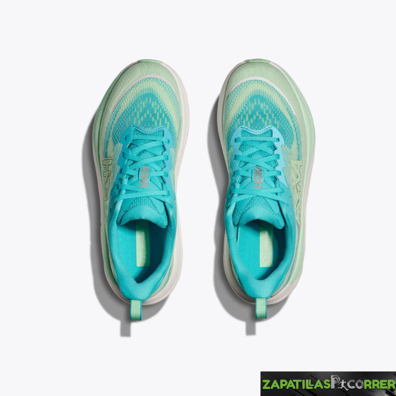 Zapatillas Hoka Skyflow Verde Mujer