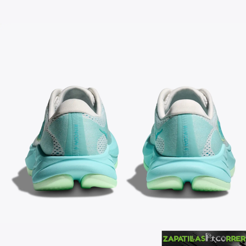 Zapatillas Hoka Rincon 4  Blanca Verde Mujer